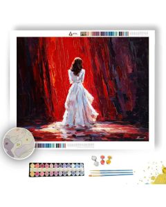 SINGER IN WHITE - Paint by Numbers Full Kit