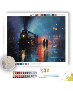 LAST TRAIN OF THE NIGHT - Paint by Numbers Full Kit