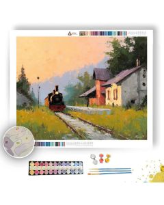 COUNTRYSIDE RAILWAY - Paint by Numbers Full Kit