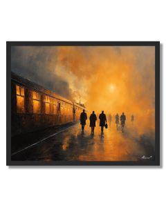 EVENING PASSENGERS - FRAMED