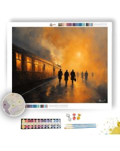 EVENING PASSENGERS - Paint by Numbers Full Kit