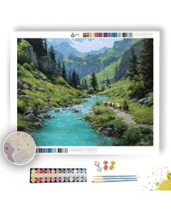 SWISS VALLEY TRAIL - Paint by Numbers Full Kit
