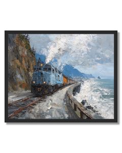 COASTAL LOCOMOTIVE - FRAMED