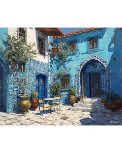 TURKISH BLUE COURTYARD
