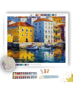 LISBON DOCKS - Paint by Numbers Full Kit