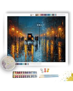 CARRIAGE IN RAIN - Paint by Numbers Full Kit