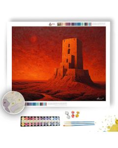 PERSIAN DESERT TOWER - Paint by Numbers Full Kit