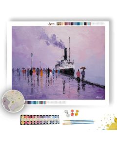STEAMSHIP DEPARTURE - Paint by Numbers Full Kit