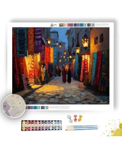 ISTANBUL BAZAAR PATH - Paint by Numbers Full Kit