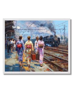 TOKYO RAIL YARD - FRAMED