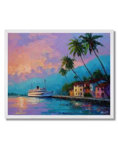 TROPICAL SHORE ARRIVAL - FRAMED