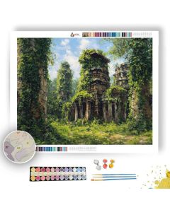 ANGKOR FOREST LIGHT - Paint by Numbers Full Kit