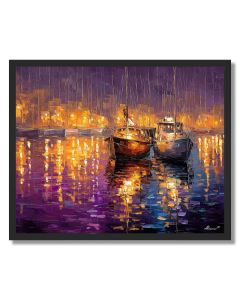 HARBOUR LIGHTS - FRAMED