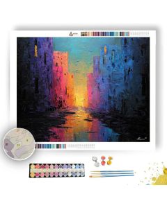 BRUSHSTROKE MEMORY - Paint by Numbers Full Kit