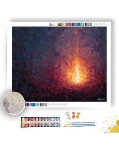 FLAME OF HOPE - Paint by Numbers Full Kit