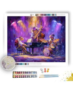 TURTLE JAZZ TRIO - Paint by Numbers Full Kit