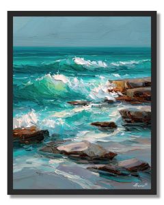 SEA FOAM ADAGIO - FRAMED