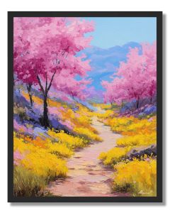 WILDFLOWER PATHWAY - FRAMED