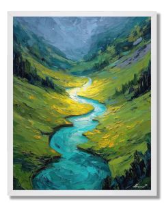 TURQUOISE HOLLOW - FRAMED