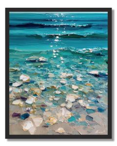 CRYSTAL SHORELINE - FRAMED