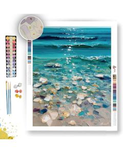 CRYSTAL SHORELINE - Paint by Numbers Full Kit