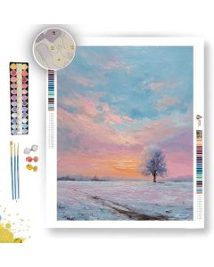 SILENT FROST FIELD - Paint by Numbers Full Kit