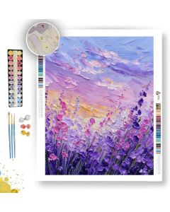 LAVENDER FIELD BREEZE - Paint by Numbers Full Kit
