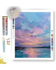 DAWN OVER QUIET BAY - Paint by Numbers Full Kit