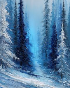 WINTER FOREST BLUE