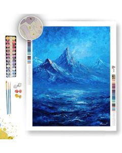 SAPPHIRE MOUNTAIN WAVE - Paint by Numbers Full Kit