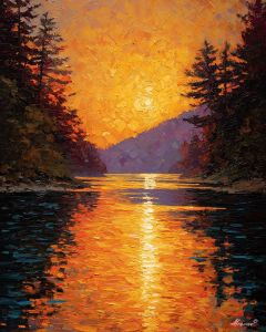 GOLDEN GLASS LAKE
