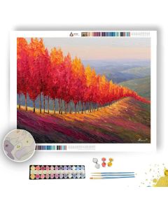 AUTUMN RIDGE SPLENDOR - Paint by Numbers Full Kit