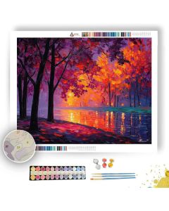 MAPLE GLOW SHORE - Paint by Numbers Full Kit