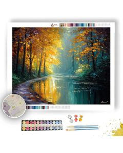 CRYSTAL CLEAR WOODSTREAM - Paint by Numbers Full Kit