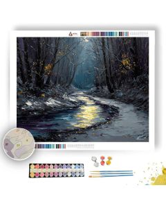 THE SILVER LEAF RIVER - Paint by Numbers Full Kit