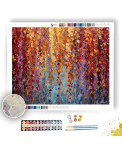 COPPER LEAF RAIN - Paint by Numbers Full Kit