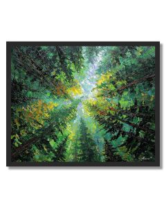 FOREST OF EMERALD FIRE - FRAMED