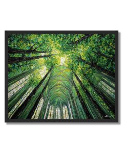 DEEP GREEN CATHEDRAL - FRAMED