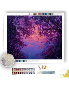 THE VIOLET CANOPY - Paint by Numbers Full Kit
