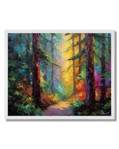 EVERGREEN GLOW TRAIL - FRAMED