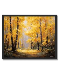 FOREST OF QUIET GOLD - FRAMED