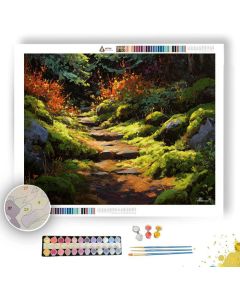 RUST AND MOSS TRAIL - Paint by Numbers Full Kit