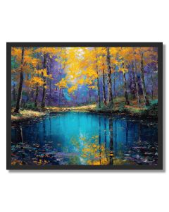 THE TURQUOISE POOL - FRAMED