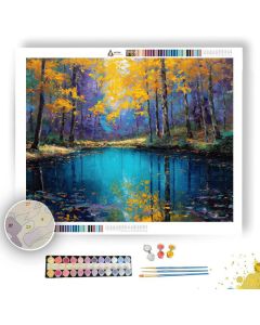 THE TURQUOISE POOL - Paint by Numbers Full Kit