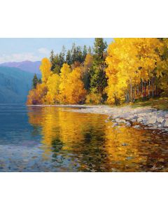 GOLDEN AUTUMN LAKESIDE