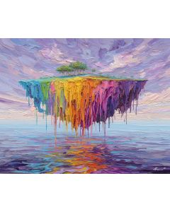 FLOATING ISLAND OF RAINBOW ROOTS