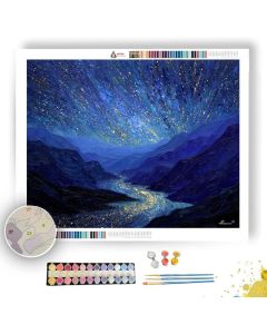 THE RAIN OF SHATTERED STARS - Paint by Numbers Full Kit