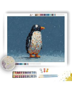PIXEL PENGUIN DOT - Paint by Numbers Full Kit
