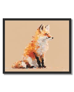 PIXEL FOX MINIMAL - FRAMED