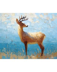 PIXEL DEER SILHOUETTE